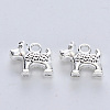 Tibetan Style Alloy Pendants TIBE-R316-010AS-RS-2