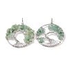 Natural Green Aventurine Big Pendants G-G910-K06-P-1
