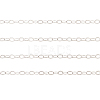 Brass Flat Oval Cable Chains CHC-CJ0001-01-RS-1