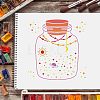 Plastic Reusable Drawing Painting Stencils Templates DIY-WH0172-439-6