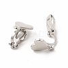 Alloy Clip-on Earring Findings PALLOY-M208-01P-1