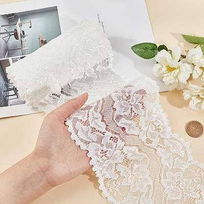Polyester Lace Trims SRIB-GF0001-24-1