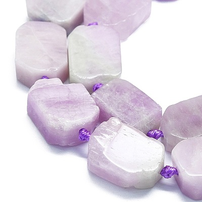 Natural Kunzite Beads Strands G-K245-J06-01-1