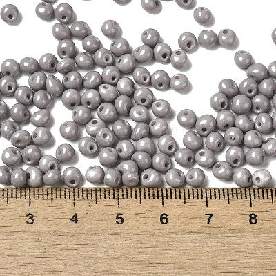 6/0 Opaque Baking Paint Glass Seed Beads X1-SEED-M012-02A-17-1