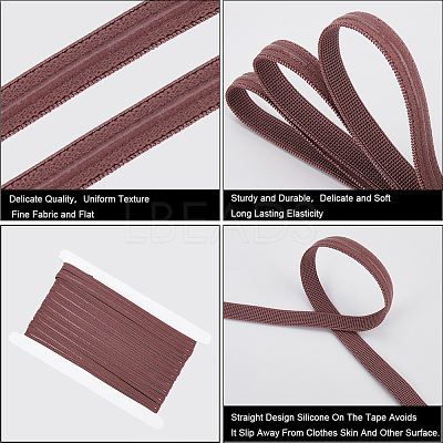 20 Yards Polyester Non-Slip Silicone Gripper Band OCOR-GF0003-94A-1