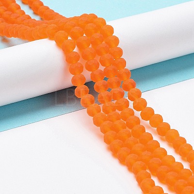 Transparent Glass Beads Strands EGLA-A034-T6mm-MD25-1