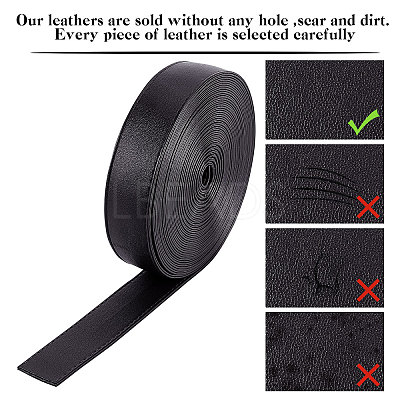 Flat PU Imitation Leather Cord LC-WH0006-05A-02-1