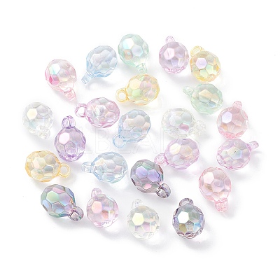 Transparent Acrylic Pendants MACR-D059-01-1