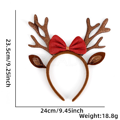 Christmas Plastic Hair Bands PW-WGEA057-07-1
