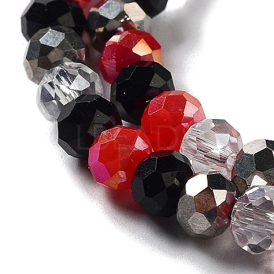 Glass Beads Strands EGLA-A034-M6mm-14-1