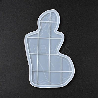DIY Goddess Tray Palte Silicone Bust Statue Molds DIY-P070-C03-1