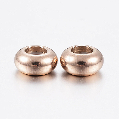 Ion Plating(IP) 202 Stainless Steel Beads X-STAS-F148-9mm-07RG-1
