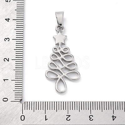 Non-Tarnish 304 Stainless Steel Pendants STAS-P209-45P-1