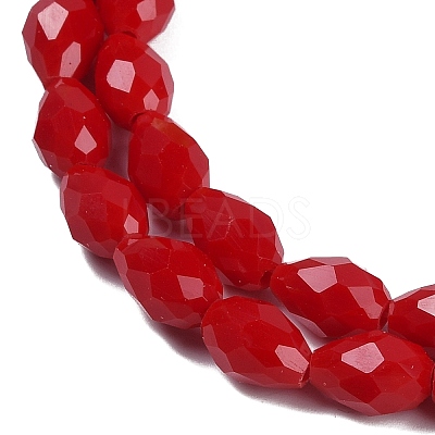 Opaque Solid Color Beads Strands LS-EGLA-N013-P8mm-D07-1