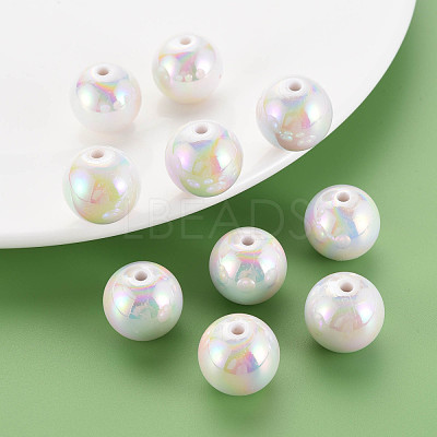 Opaque Acrylic Beads MACR-S370-18mm-01-1