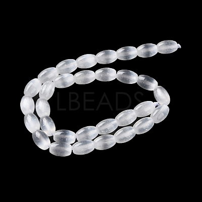 Macaron Color Natural Selenite Beads Strands X1-G-B102-A01-09-1