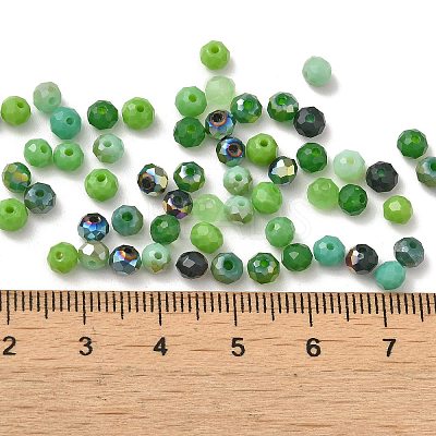 Electroplate Glass Beads GLAA-D020-01A-1