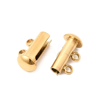 304 Stainless Steel Slide Lock Clasps STAS-F350-01A-G-1