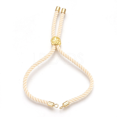 Cotton Cord Bracelet Making KK-F758-03K-G-1