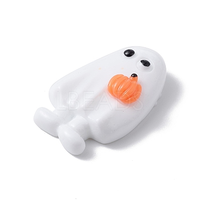 Halloween Theme Opaque Resin Cabochons RESI-E035-01V-1