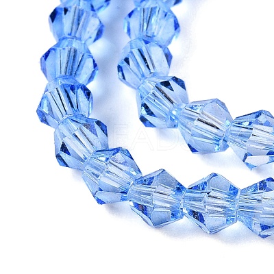 Gradient Color Baking Paint Glass Bead Strands X1-DGLA-A039-T6mm-A020-1