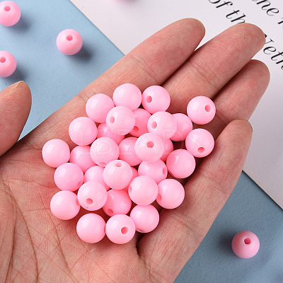 Opaque Acrylic Beads LS-X-MACR-S370-C10mm-A01-1