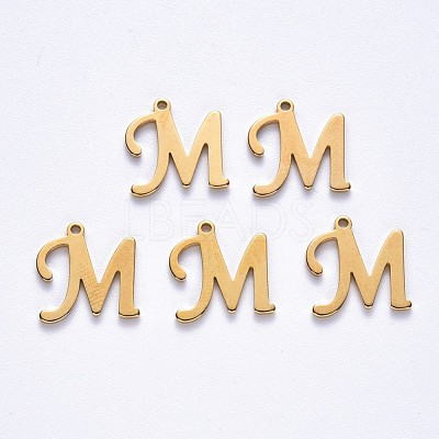 PVD Vacuum Plating 201 Stainless Steel Charms STAS-R105-M-G-1