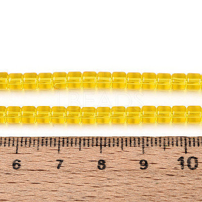 Transparent Glass Beads Strands GLAA-N065-4x4mm-A02-1