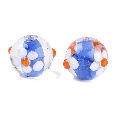 Handmade Bumpy Lampwork Beads LAMP-N042-21A-1