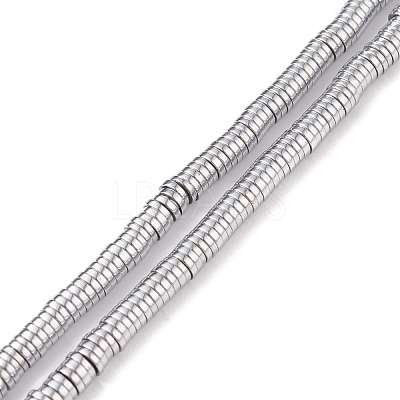 Electroplated Non-magnetic Synthetic Hematite Beads Strands G-G826-09P-4mm-A-1