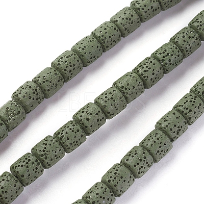 Natural Lava Rock Beads Strands G-F671-04A-10-1