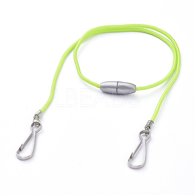 Polyester & Spandex Cord Ropes Eyeglasses Chains AJEW-EH00057-03-1