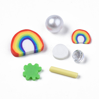 Handmade Polymer Clay Cabochons CLAY-N006-86-1