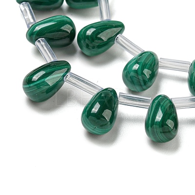 Natural Malachlite Beads Strands G-Q185-A01-01-1
