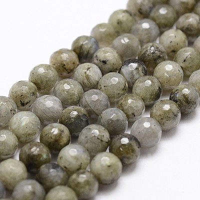 Natural Labradorite Beads Strands X-G-D840-10-8mm-1