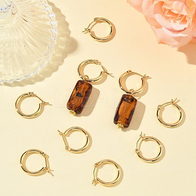 SHEGRACE Brass Hoop Earrings XGR0019G-69G-1