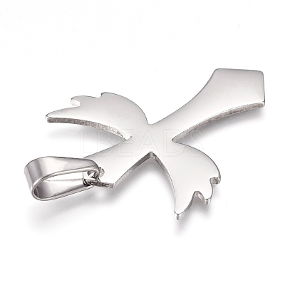 Tarnish Resistant 304 Stainless Steel Pendants STAS-I135-02P-1