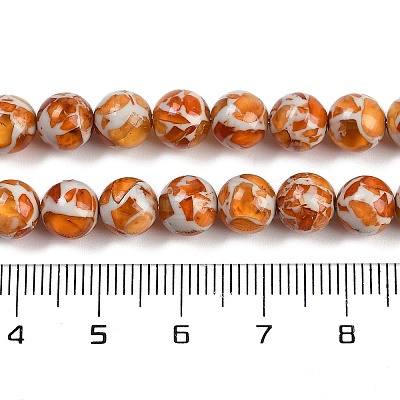 Sythetic Amber Beads Strands G-M199-02G-1