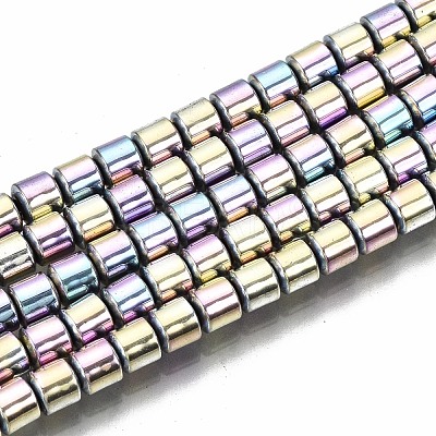 Electroplate Non-magnetic Synthetic Hematite Beads Strands G-T114-62-05-1