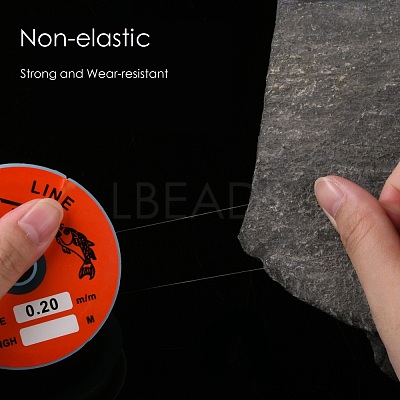 Transparent Fishing Thread Nylon Wire X-EC-L001-0.2mm-01-1