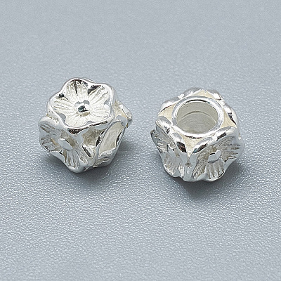 925 Sterling Silver Beads STER-T002-79S-1