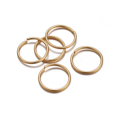 304 Stainless Steel Open Jump Rings STAS-L187-12x1mm-G-1
