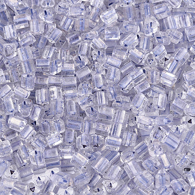 Transparent Inside Colours Glass Seed Beads SEED-T007-13H-1