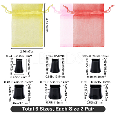 12Pair TPU High Heel Stoppers Protector FIND-GF0002-09A-1