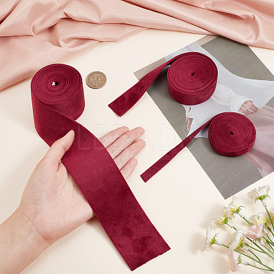 3 Rolls 3 Styles Velvet Ribbon OCOR-BC0005-39C-1
