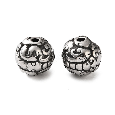 304 Stainless Steel Beads SA-CBA043D-01G-AS-1