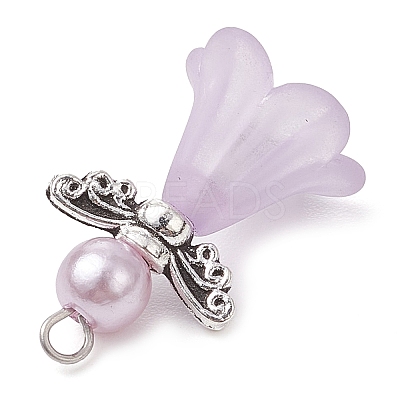 7Pcs Acrylic Pendants PALLOY-JF03101-1