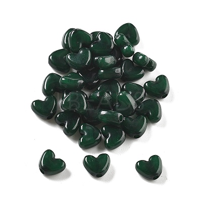50Pcs Acrylic Beads OACR-S044-01G-1