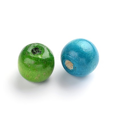 Natural Maple Wood Beads TB12mmY-1