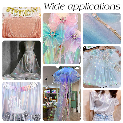 Symphony Laser Polyester Fabric DIY-WH0401-67E-1